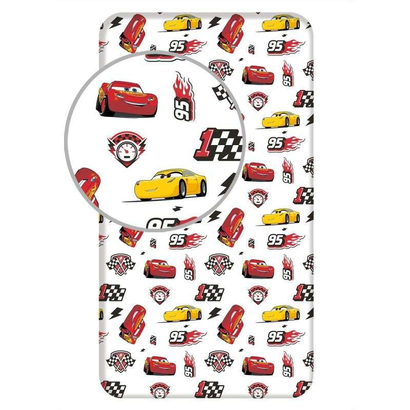 Prostěradlo Cars 3 McQueen Bavlna