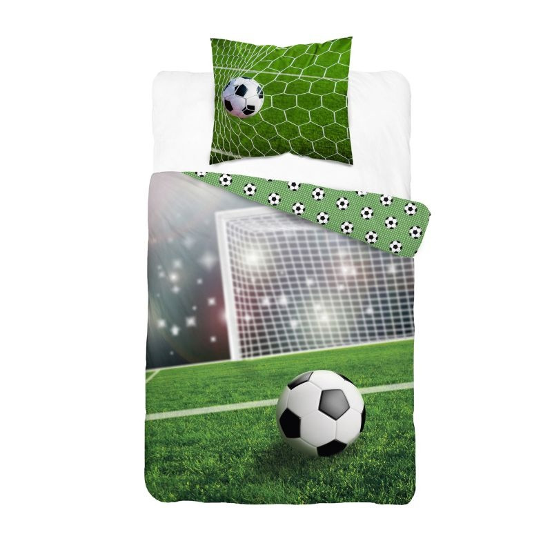 Povlečení Fotbal přímý kop  Bavlna, 140/200, 70/80 cm