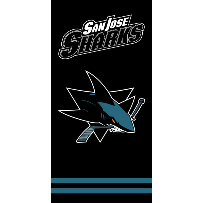 Osuška NHL San Jose Sharks Black