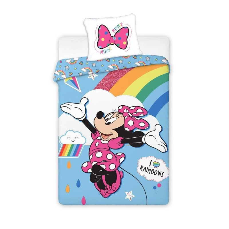 Povlečení Minnie rainbow