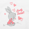 Body s krátkým rukávem New Baby Lovely Rabbit
