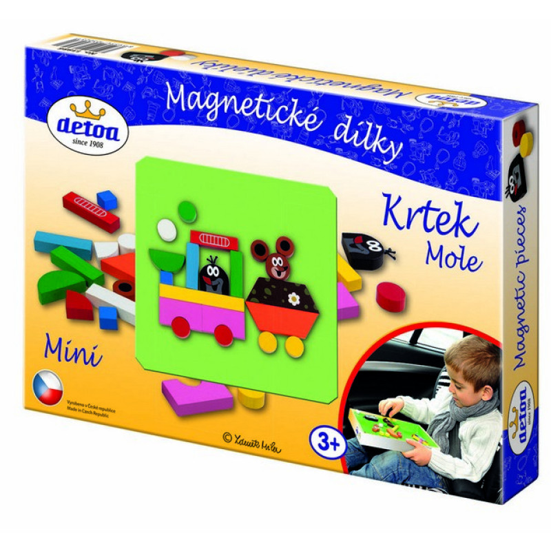 Magnetické dílky Krtek mini