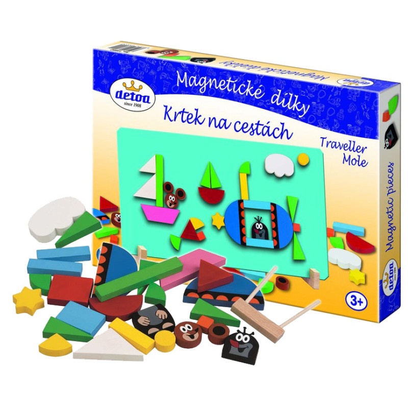 Magnetické dílky Krtek na cestách