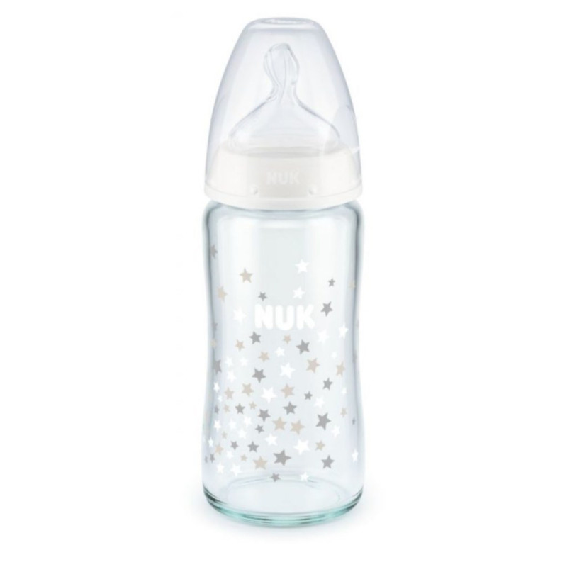 Skleněná kojenecká láhev NUK First Choice