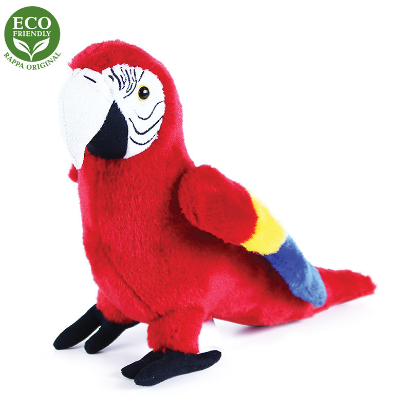 Plyšový papoušek Ara Arakanga 24 cm ECO