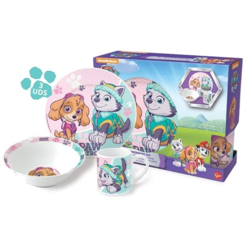 KERAMICKÝ JÍDELNÍ SET PAW PATROL