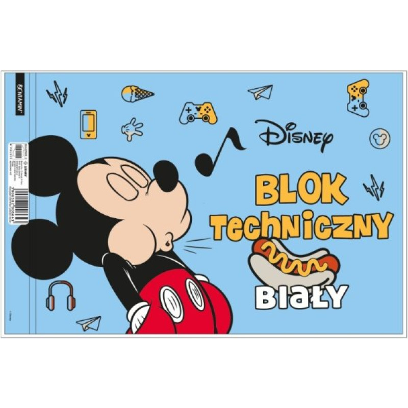 KRESLÍCÍ BLOK A4 DISNEY MICKEY