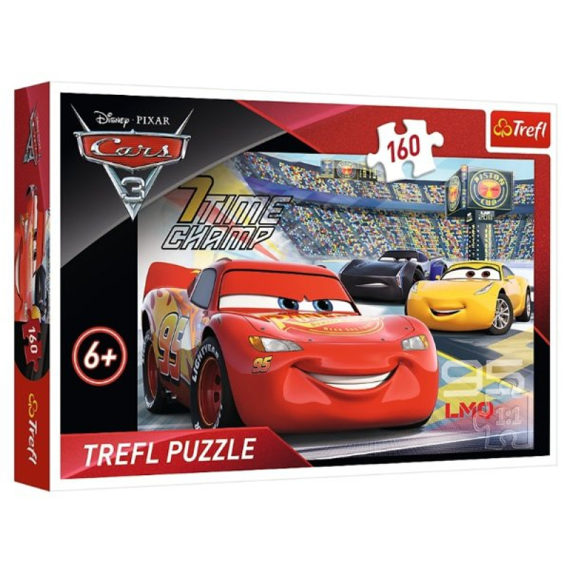 PUZZLE DISNEY CARS 3 NA OKRUHU 160 dílků