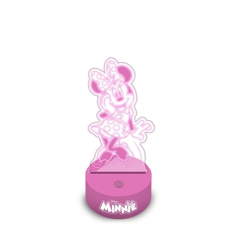 Akrylová 3D LED lampička Minnie