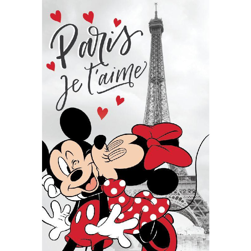 Deka Mickey a Minnie Paříž Eiffelova věž