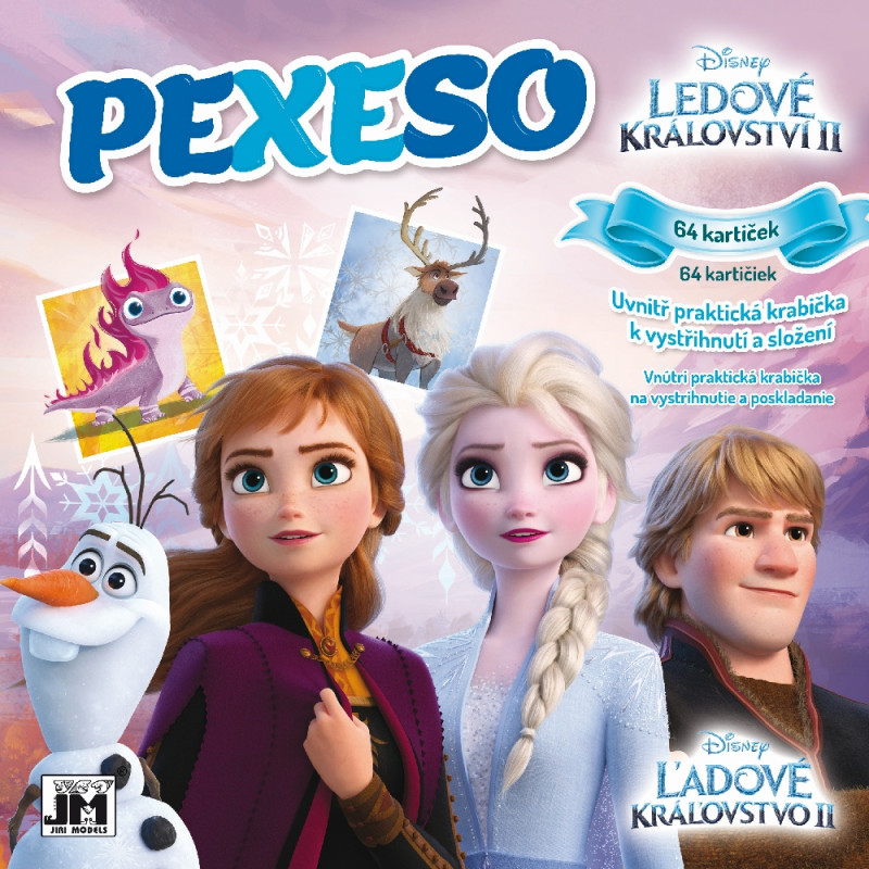 Pexeso v sešitu FROZEN 2 - Ledové království