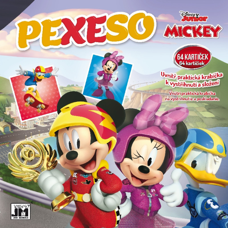 Pexeso v sešitu Mickey Mouse