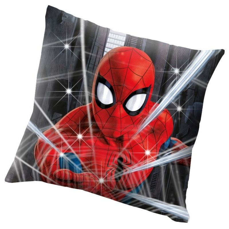 Svítící LED polštářek Spiderman
