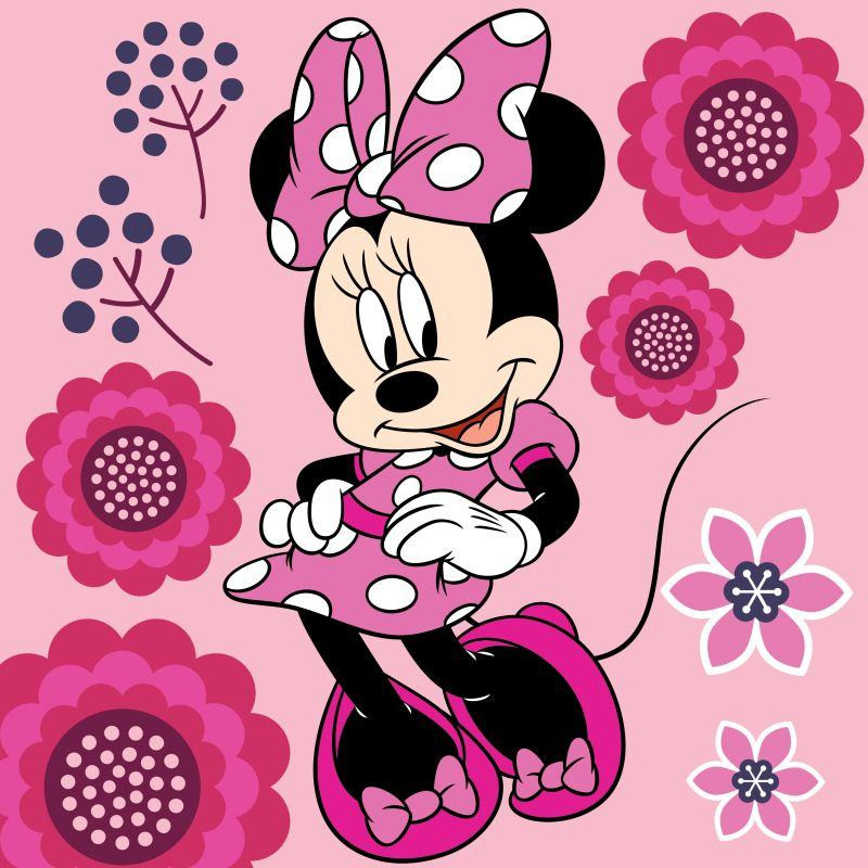 Magický ručníček Minnie květy