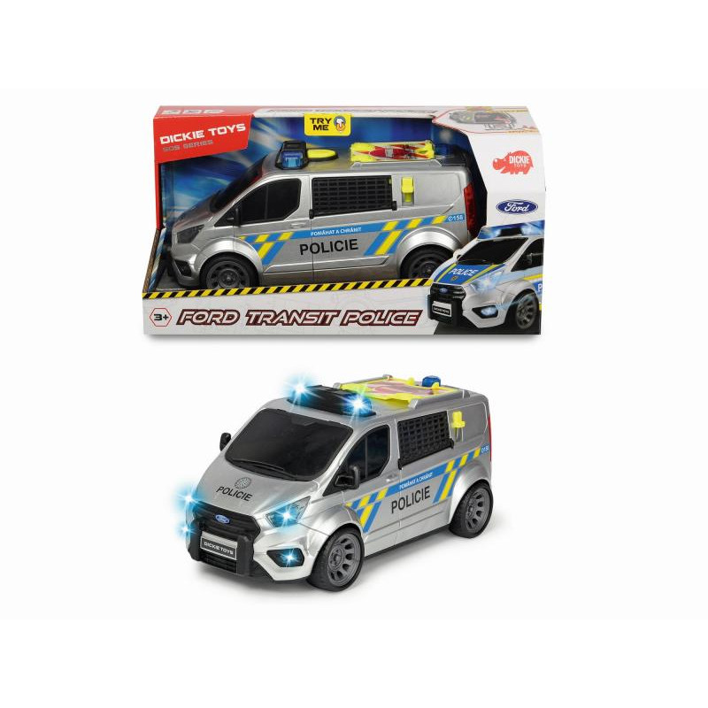 Policejní auto Ford Transit česká verze