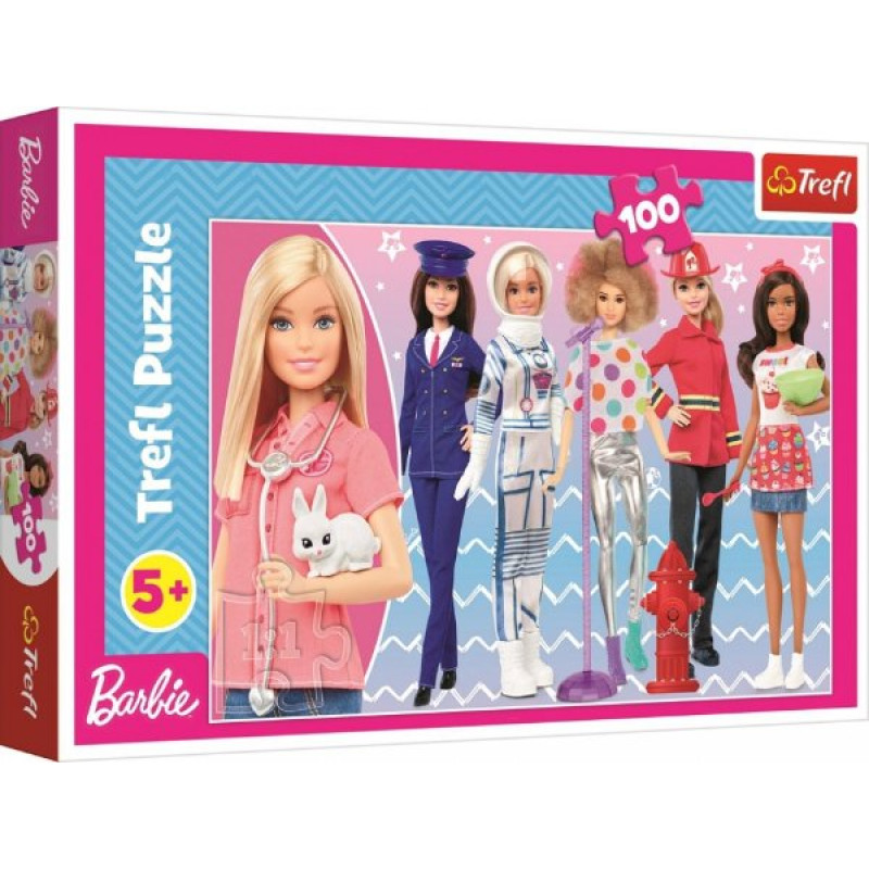 PUZZLE BARBIE 100 dílků