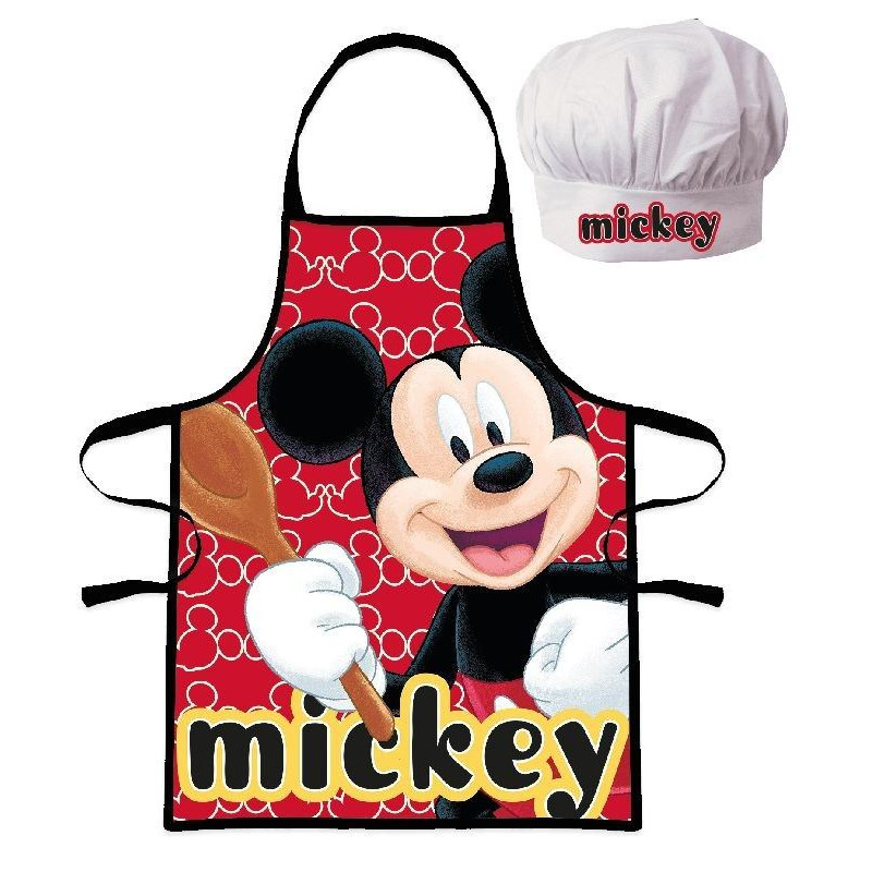 Zástěra s kuchařskou čepicí Mickey