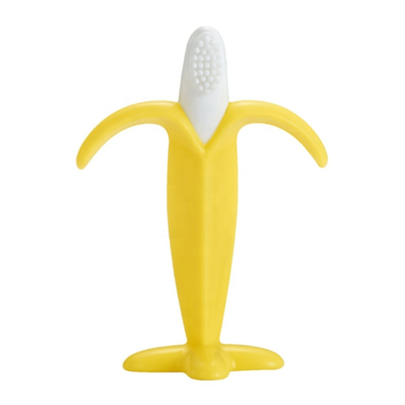 Chladící kousátko s kartáčkem Banán