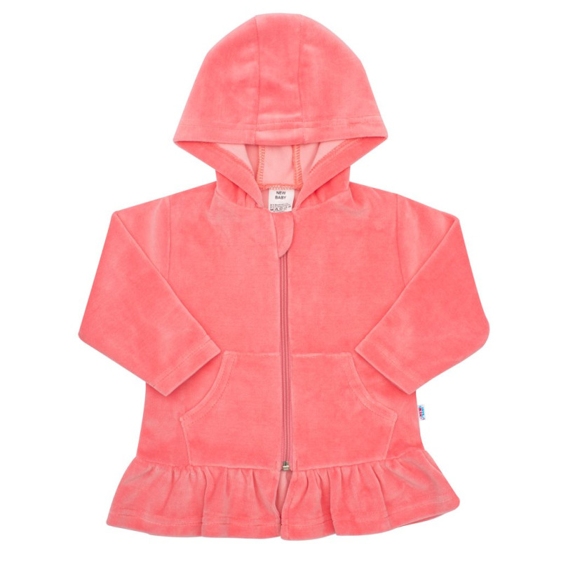 Mikina s kapucí semiš