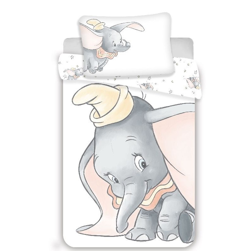 Povlečení do postýlky Dumbo Grey baby