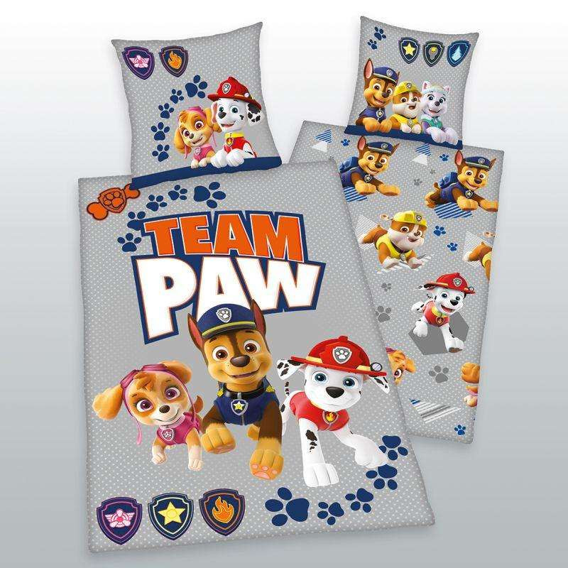 Povlečení Paw Patrol grey