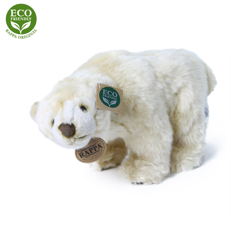 Plyšový lední medvěd stojící 33 cm ECO