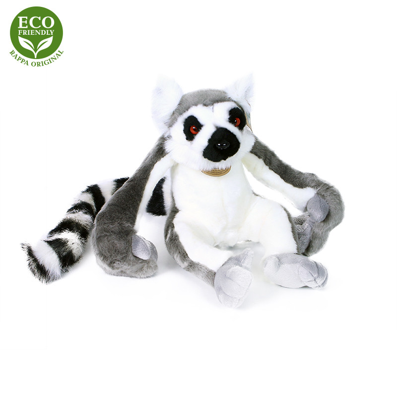 Plyšový lemur závěsný 25 cm ECO
