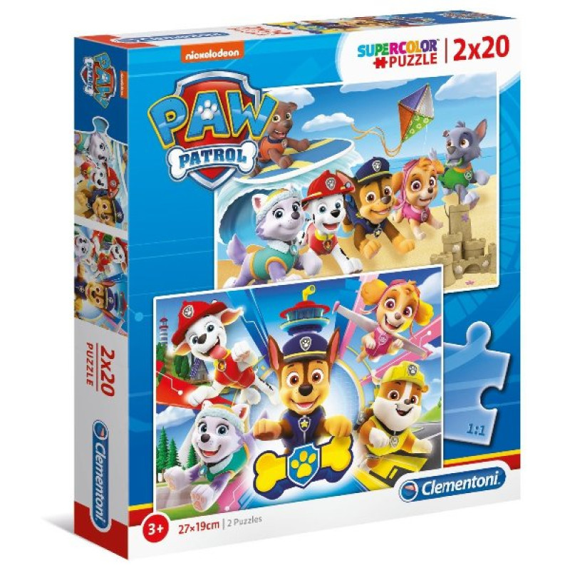 PUZZLE PAW PATROL 2x20 dílků