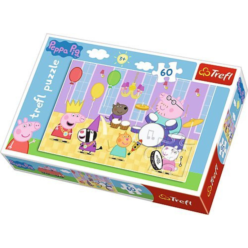 PUZZLE PEPPA PIG NA BÁLE 60 dílků