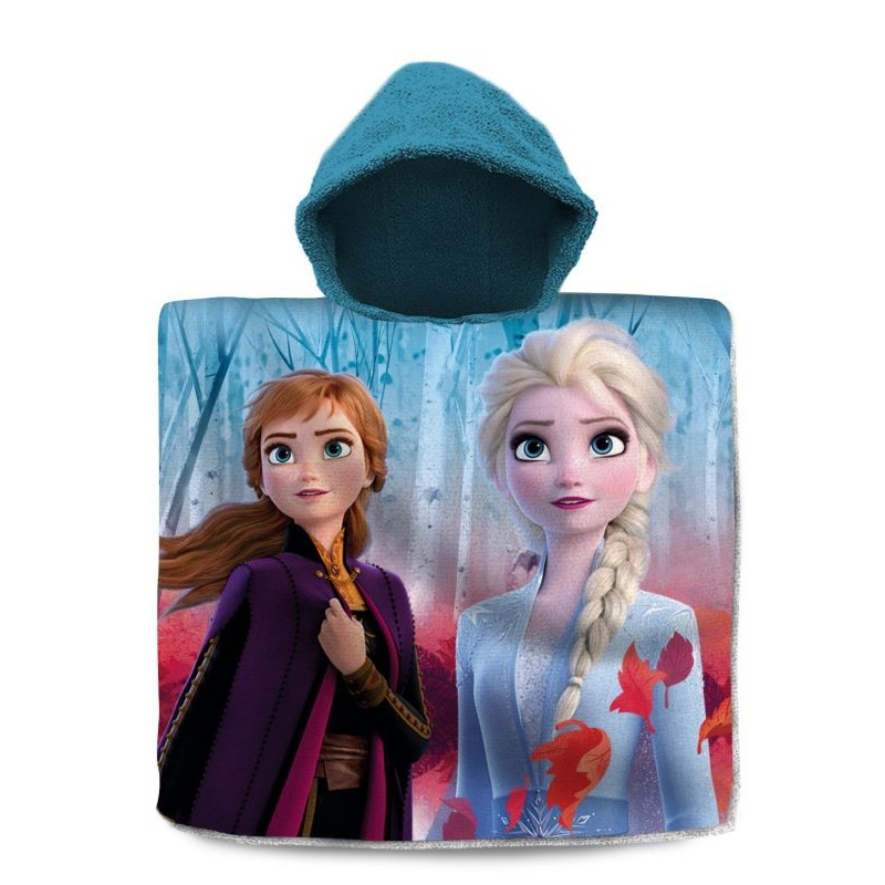 Pončo Ledové Království Anna a Elsa