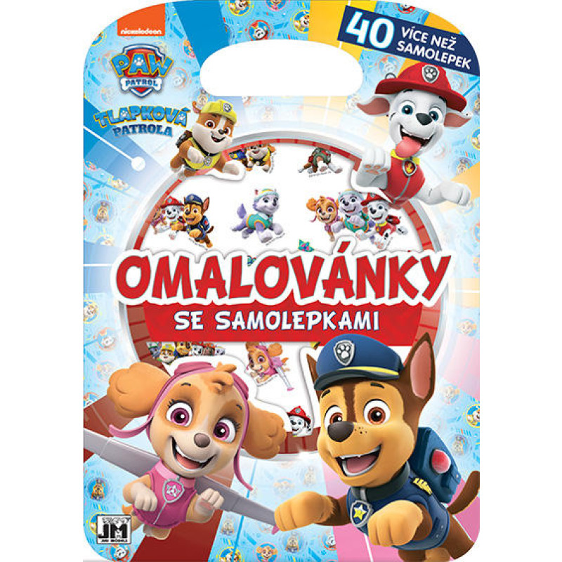 Omalovánka se samolepkami Paw Patrol