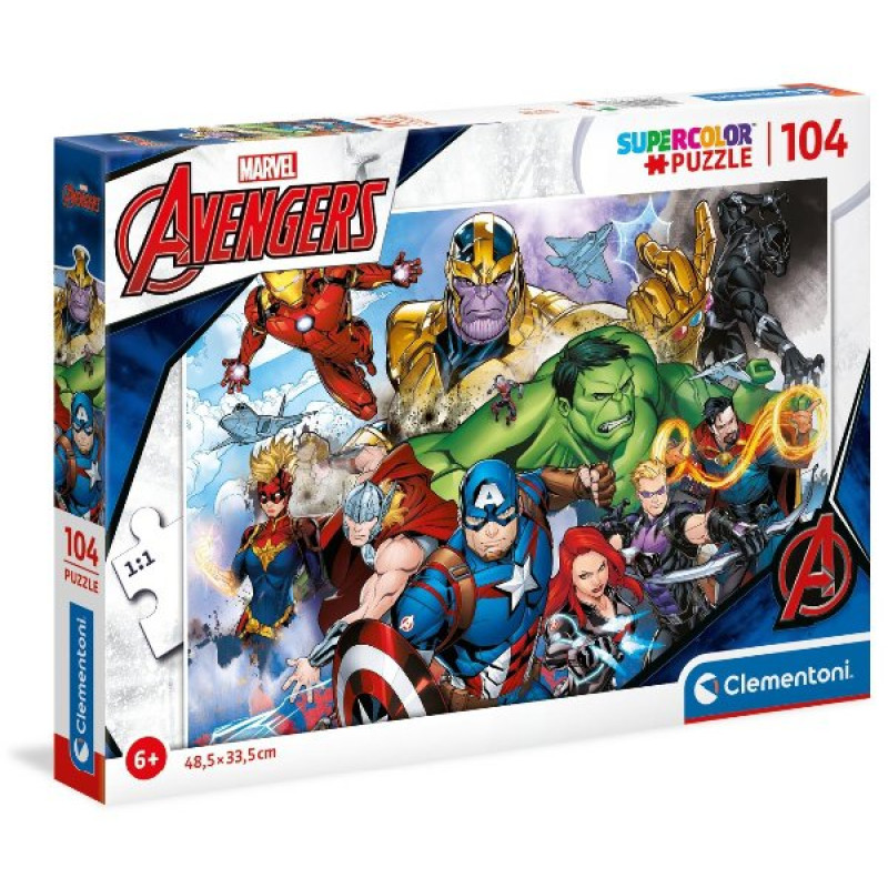 PUZZLE AVENGERS 104 dílků