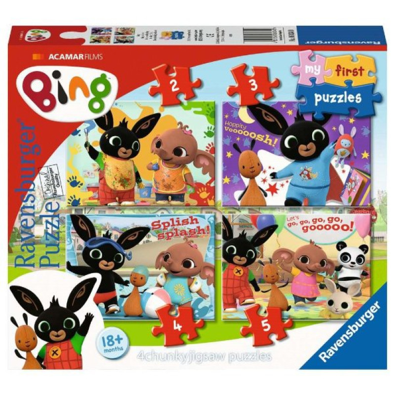 PUZZLE BABY ZAJÍČEK BING 4v1