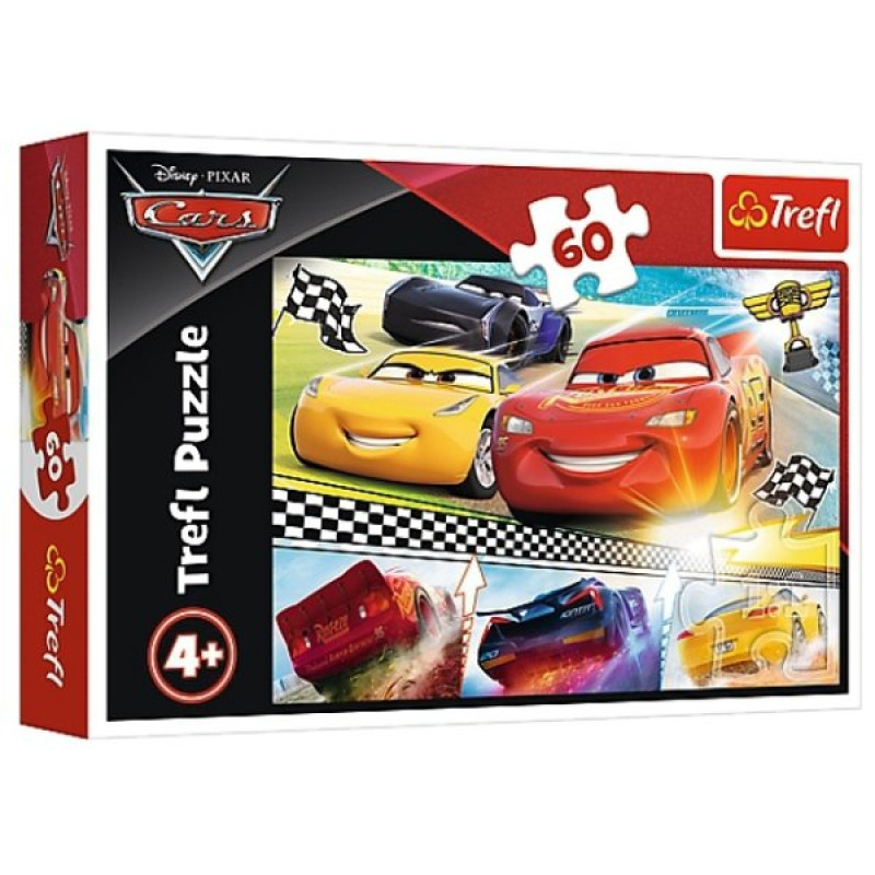 PUZZLE CARS 3 ŽIVOTNÍ ZÁVOD 60 dílků