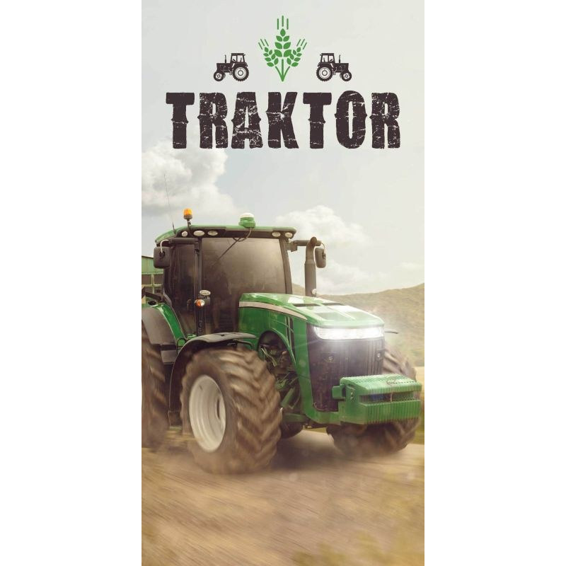 Osuška Traktor green