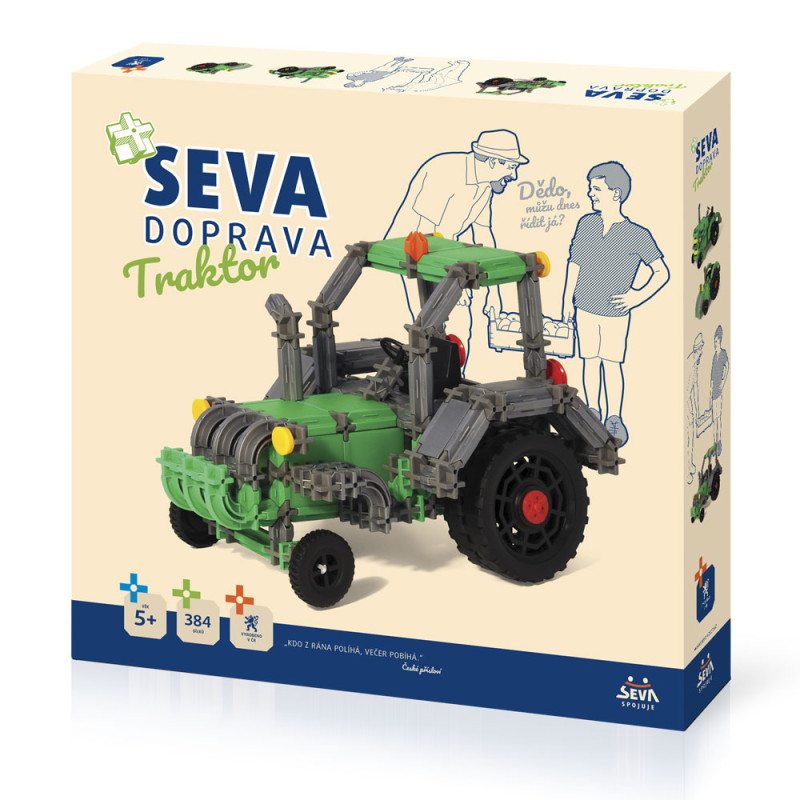 Stavebnice SEVA DOPRAVA - Traktor