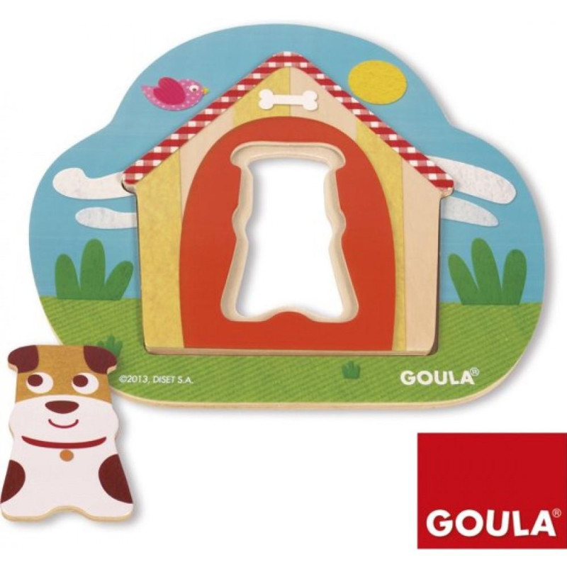 DŘEVĚNÝ SKLÁDACÍ PUZZLE  Goula