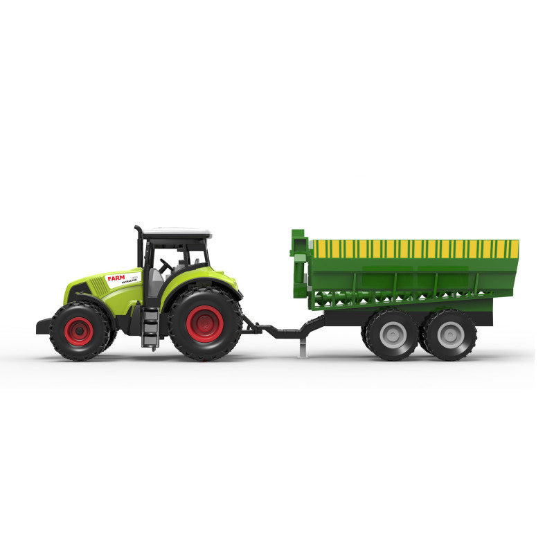 Traktor se zvukem a světlem s vlečkou