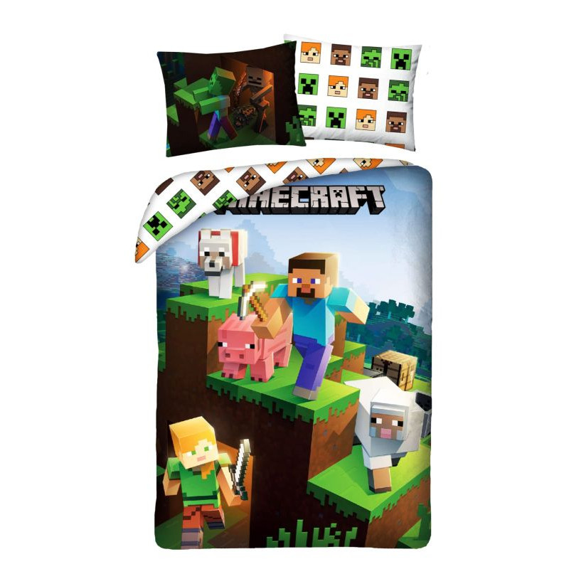 Povlečení Minecraft Farma animals