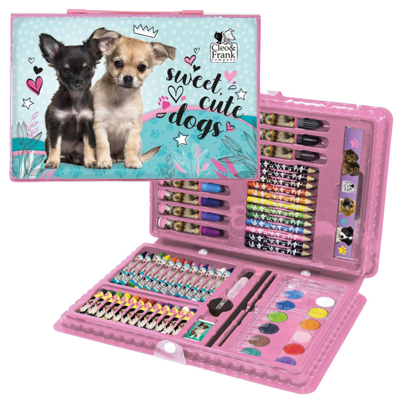 KREATIVNÍ SADA CLEO A FRANK Pejsci 71- dílná