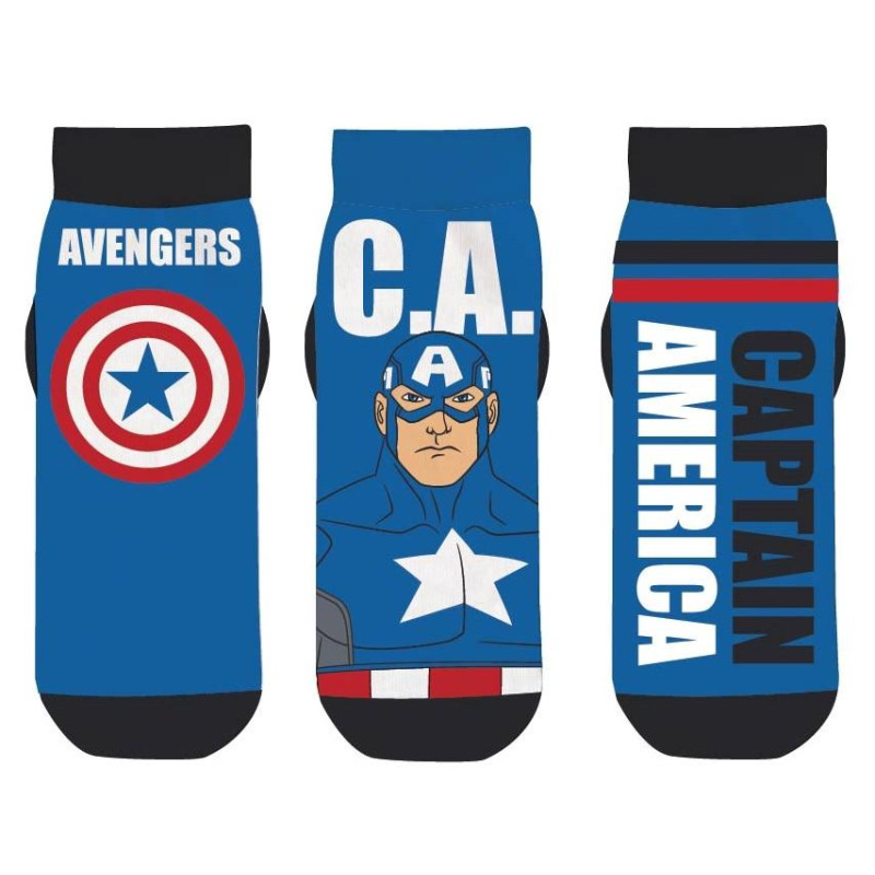 PONOŽKY AVENGERS 3ks Captain America