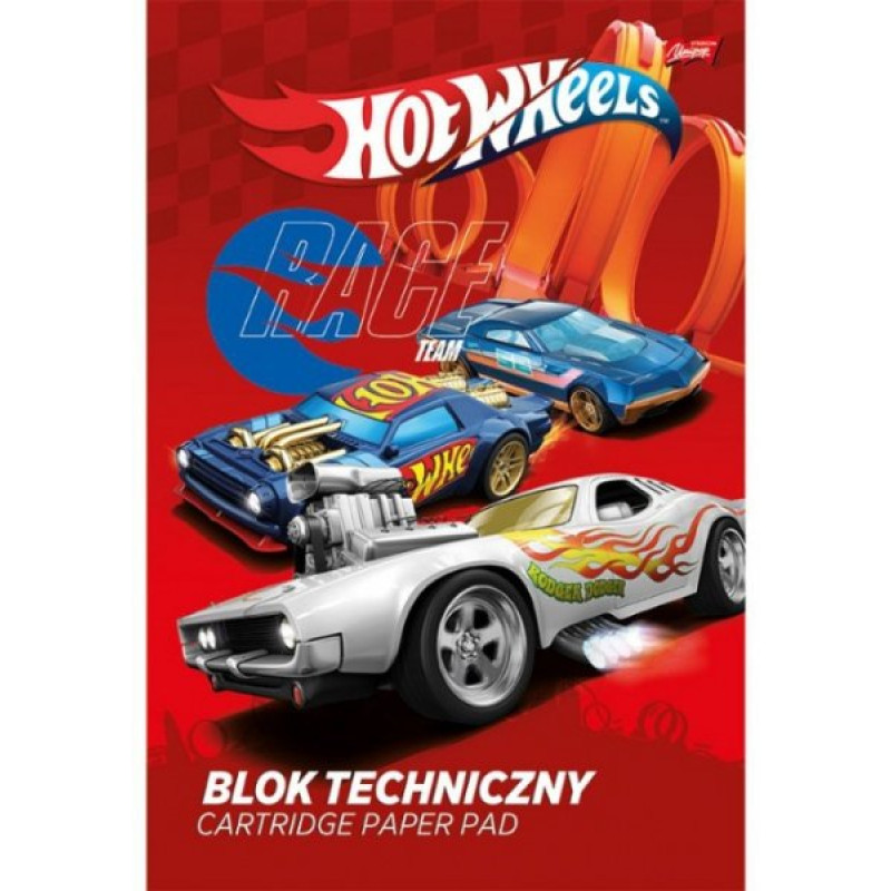 KRESLÍCÍ BLOK A4 HOT WHEELS >