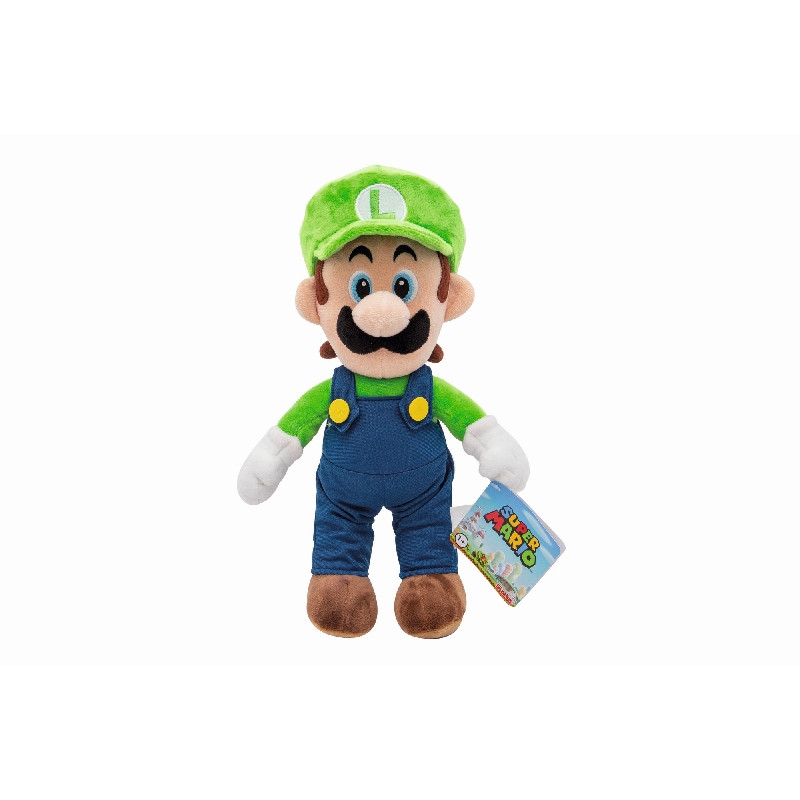 Plyšová figurka Super Mario Luigi 30 cm