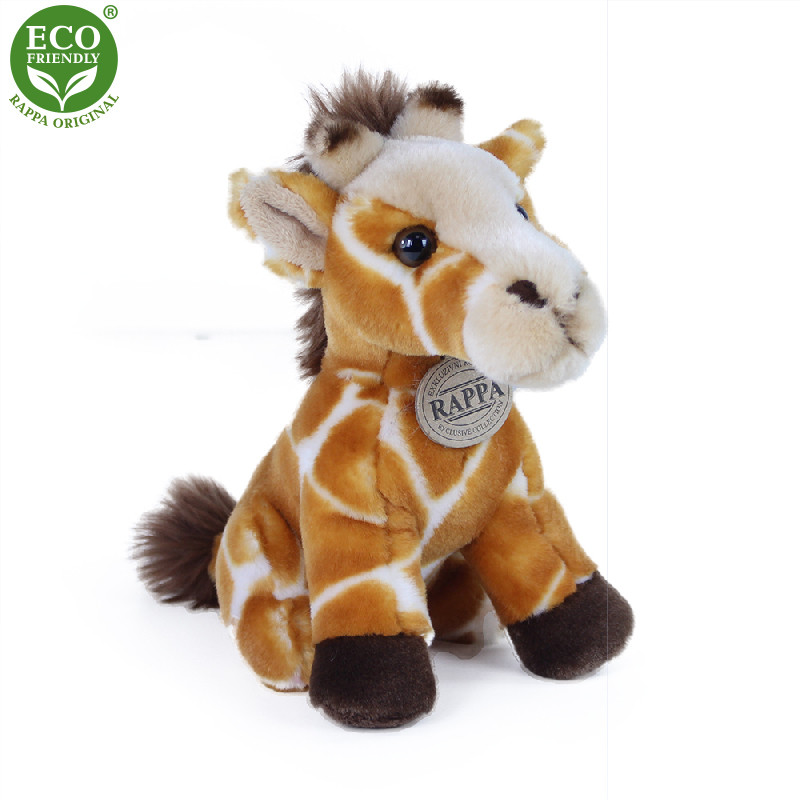 Plyšová žirafa 18 cm ECO-FRIENDLY