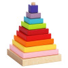 Pyramida - dřevěná skládačka 9 dílů