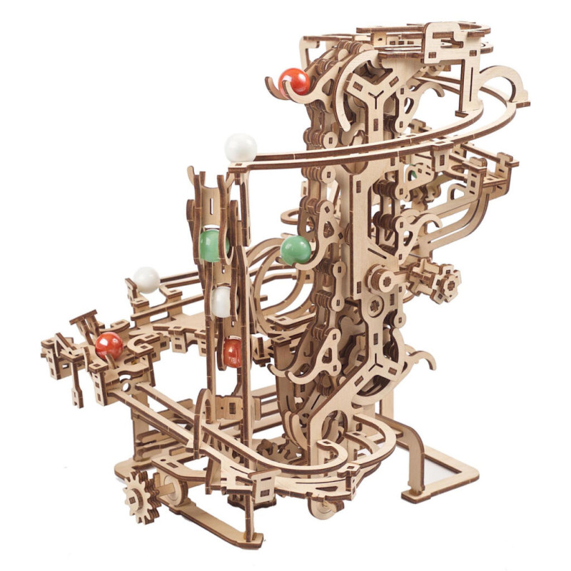 Ugears 3D dřevěné puzzle Kuličková dráha