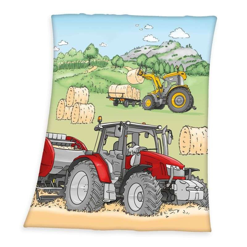 Deka Traktor kreslený