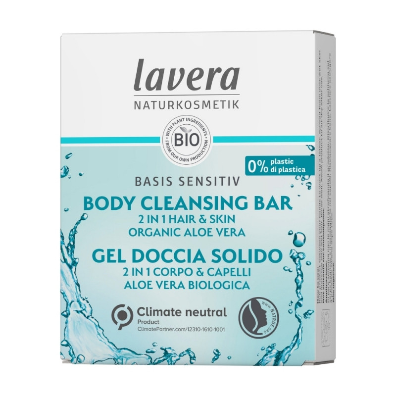 lavera Basis Tuhý sprchový gel a šampon 2v1