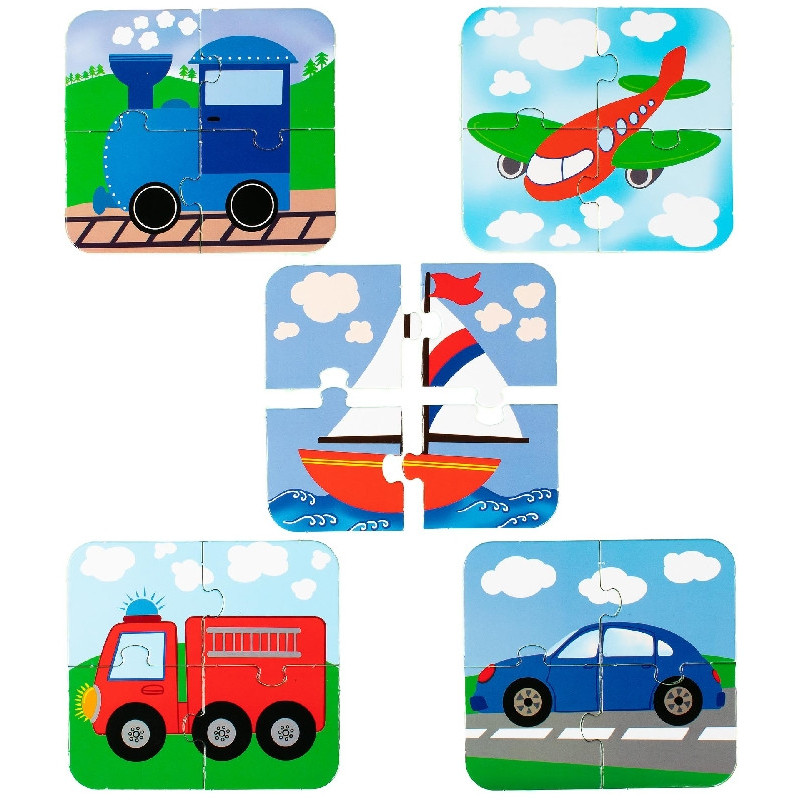 Puzzle dopravní prostředky
