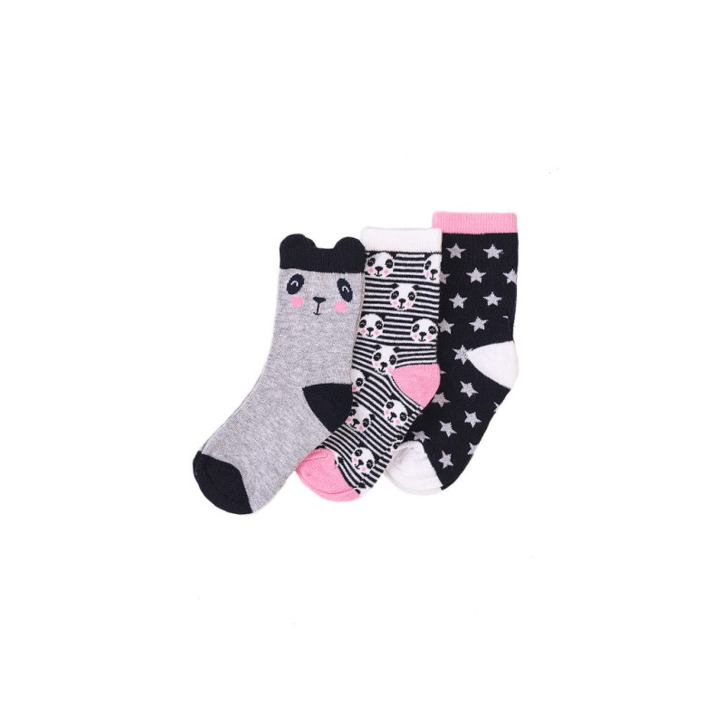 Ponožky panda 3ks